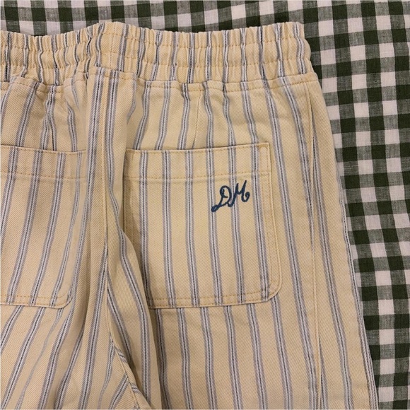 Damson Madder yellow striped barrel pants - Picture 7 of 7
